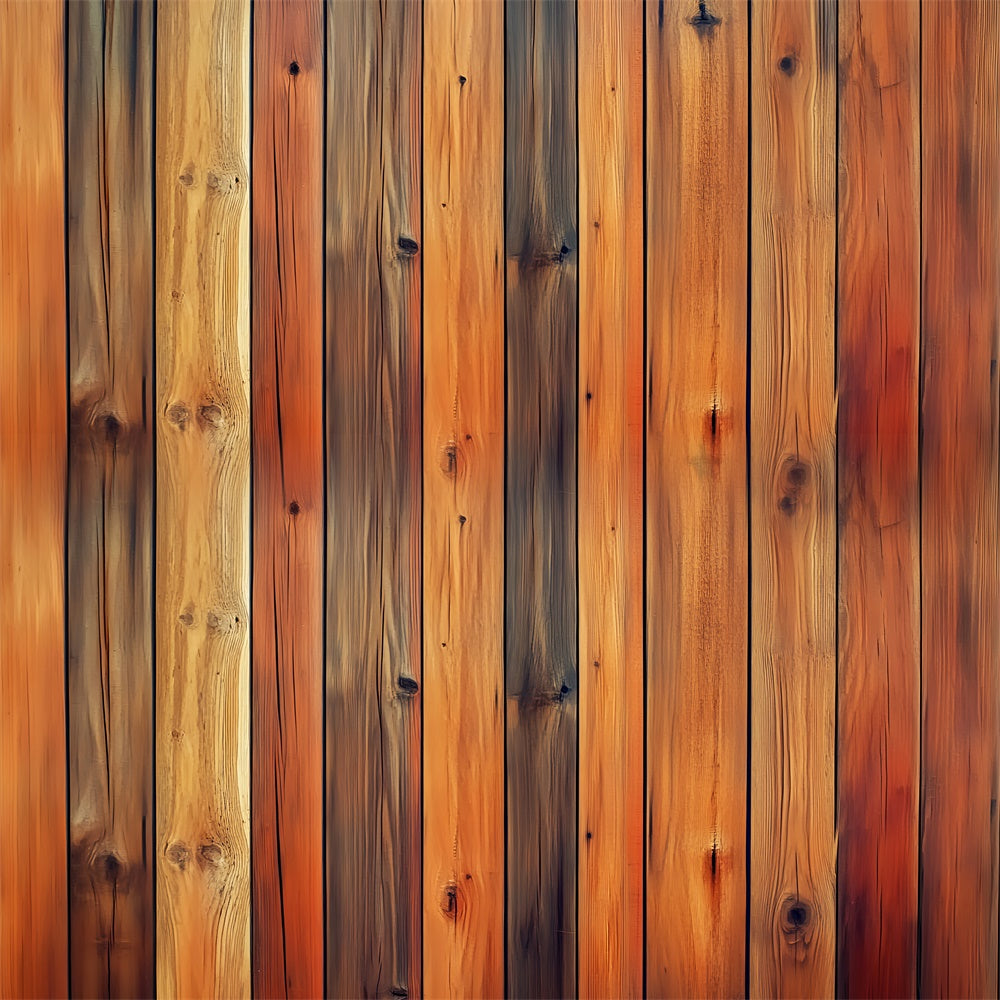 Portrait Photo Backdrop Wooden Plank Fabric Backdrop UK LXX57-248