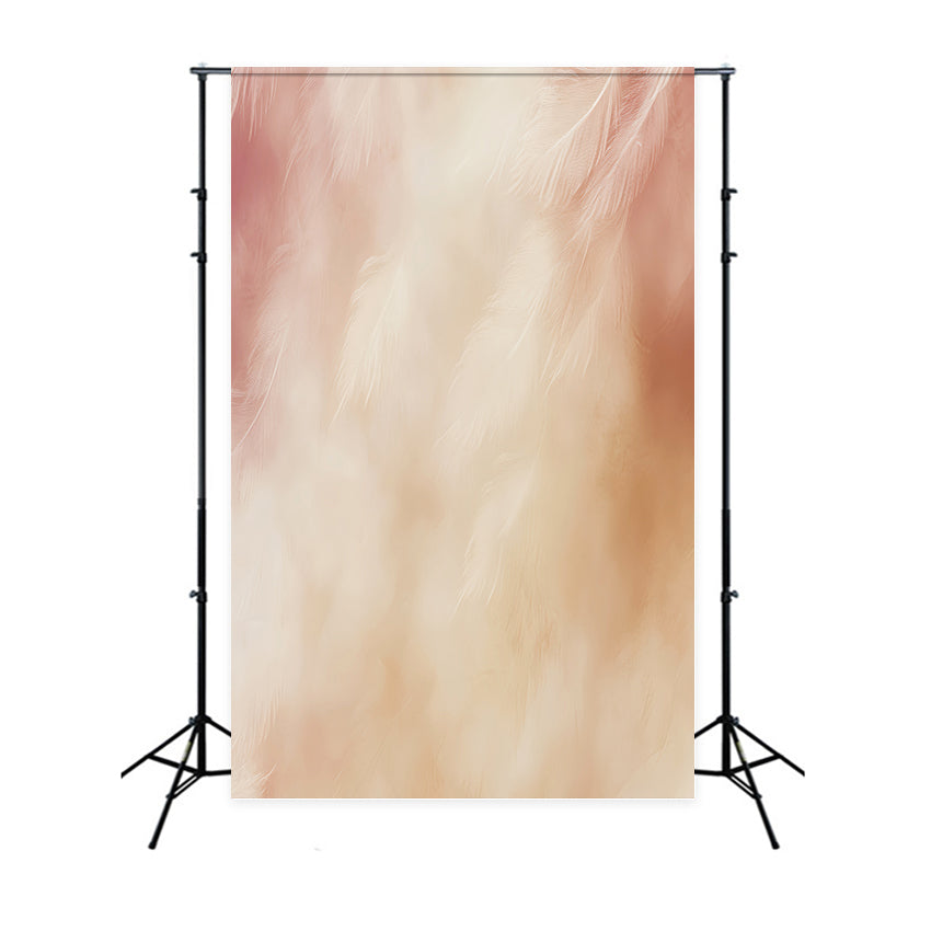 Photo Portrait Backdrop Feather Blush Glow Backdrop UK LXX57-253