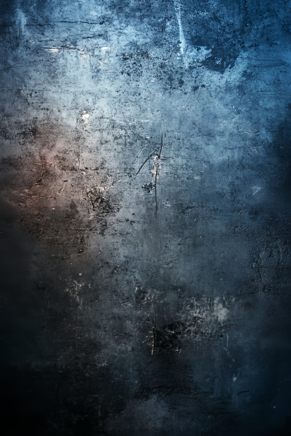 Blue Portrait Backdrop Rusted Fade Concrete Backdrop UK LXX57-263