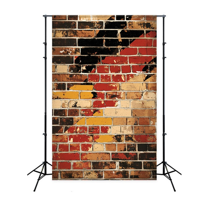 Portrait Backdrop Graffiti Brick Wall Grunge Backdrop UK LXX57-264