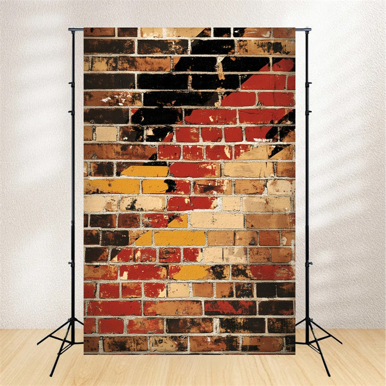 Portrait Backdrop Graffiti Brick Wall Grunge Backdrop UK LXX57-264
