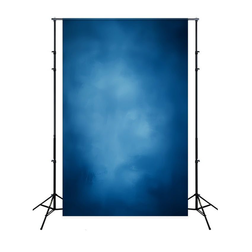 Blue Portrait Backdrop Midnight Blue Fog Video Backdrop UK LXX57-269