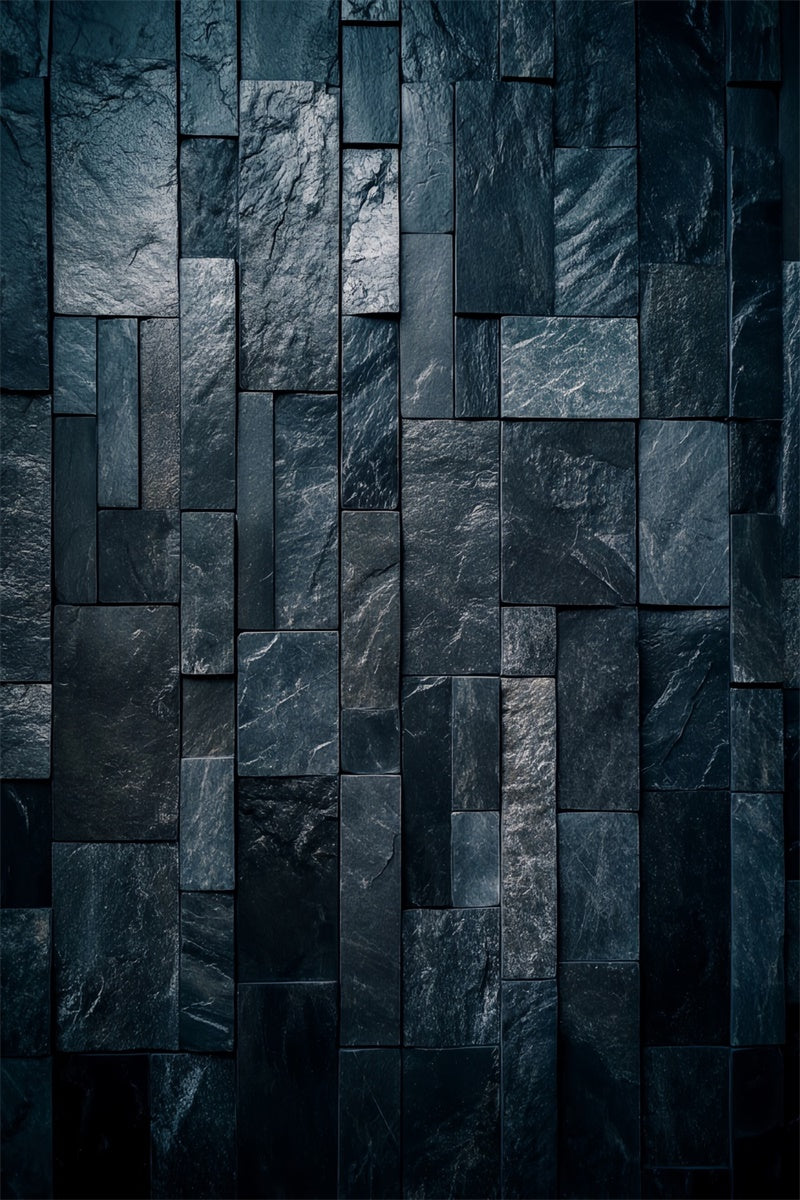 Backdrop Portrait Matte Stone Tile Wall Dark Backdrop UK LXX57-270