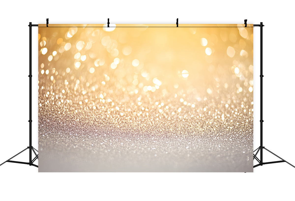 Portrait Photo Backdrop Golden Sparkle Light Backdrop UK LXX57-281