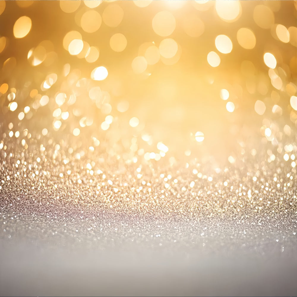 Portrait Photo Backdrop Golden Sparkle Light Backdrop UK LXX57-281