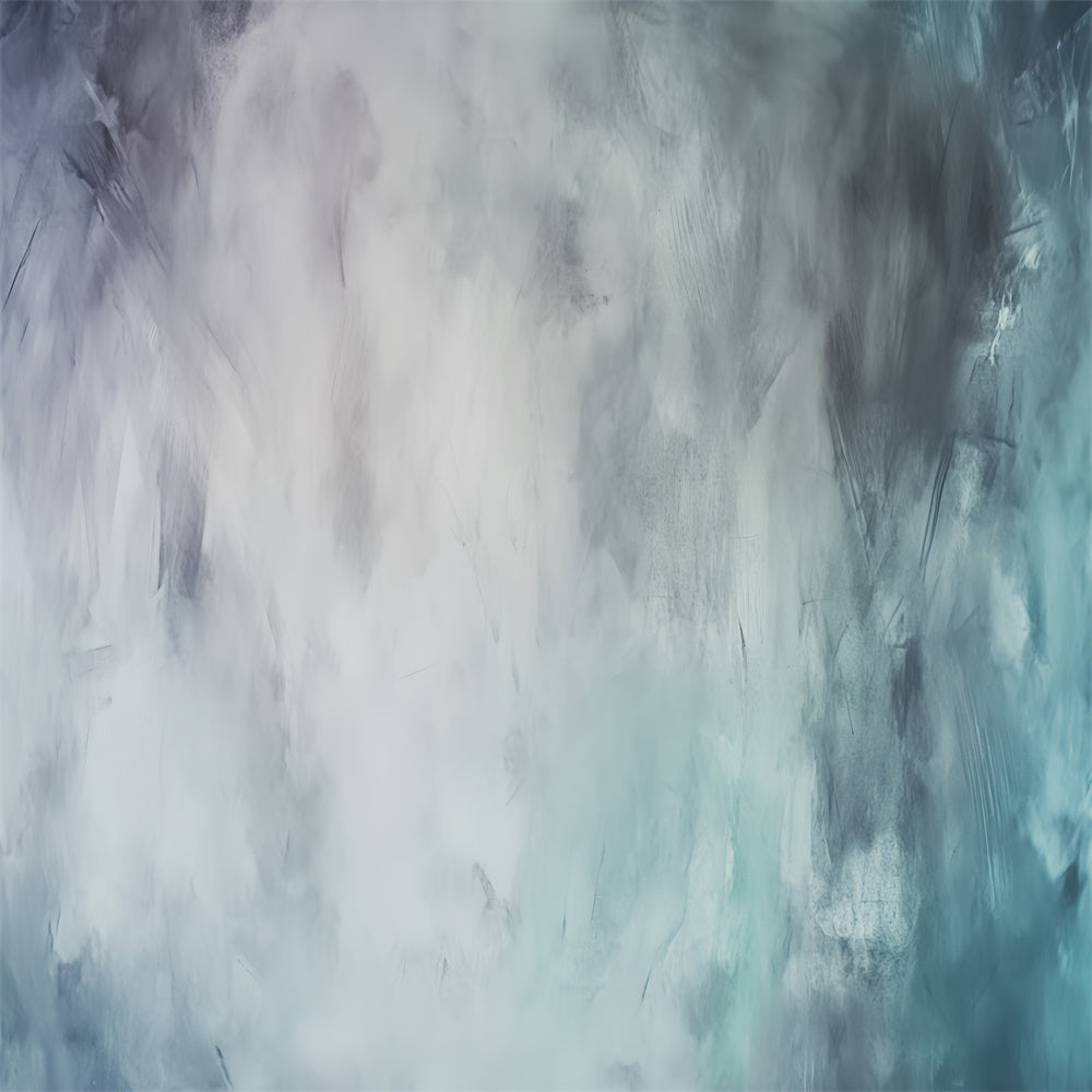 Portrait Studio Backdrop Blue Smoke Abstract Backdrop UK LXX57-284