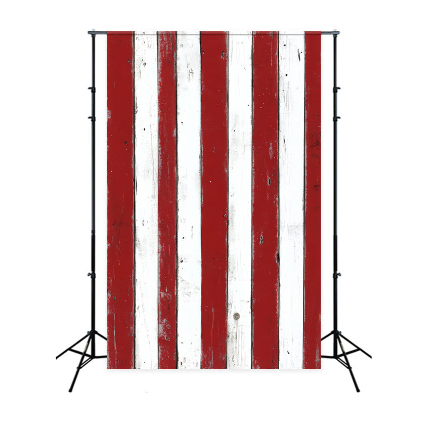 Wood Backdrops Rustic Patriot Stripe Backdrop UK LXX57-297