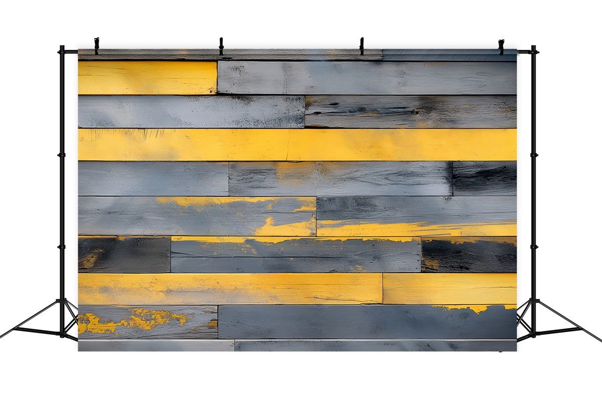 Wood Photo Backdrop City Vibes Painted Backdrop UK LXX57-302