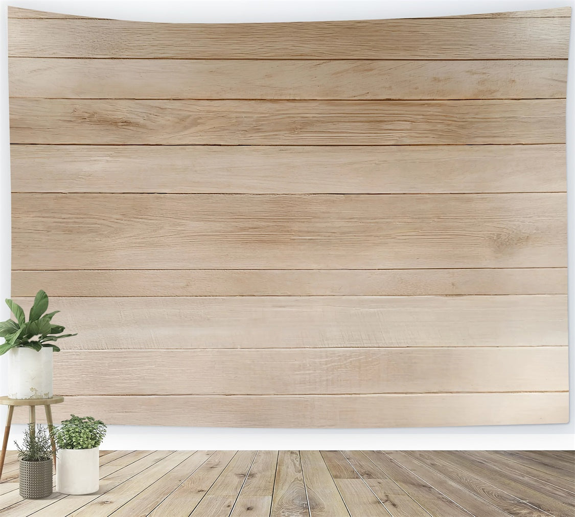 Wood Floor Backdrop Light Pine Panel Backdrop UK LXX57-312