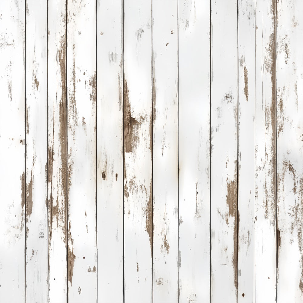 White Wood Backdrop Faded White Timber Backdrop UK LXX57-313