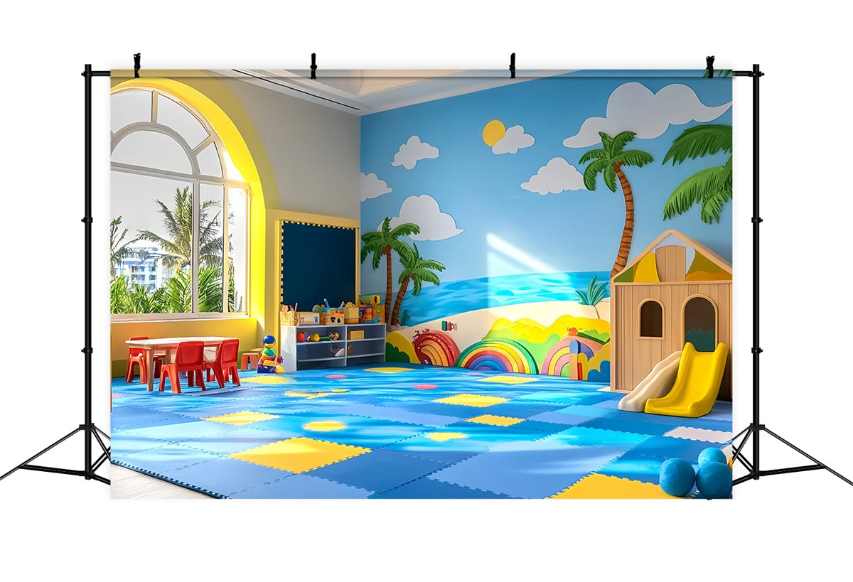 Classroom Backdrops Summer Dreams Learning Backdrop UK LXX57-35