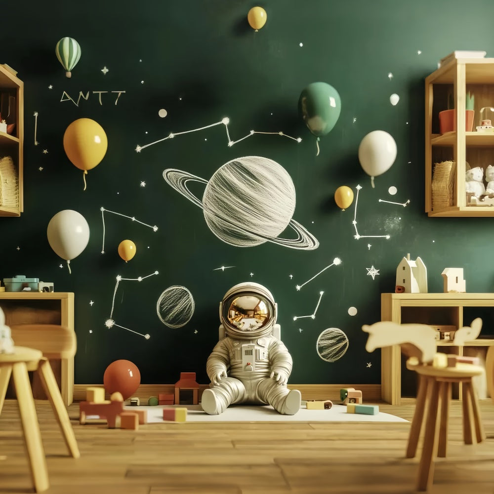 Back To School Photo Backdrop Galaxy Explorer Backdrop UK LXX57-40