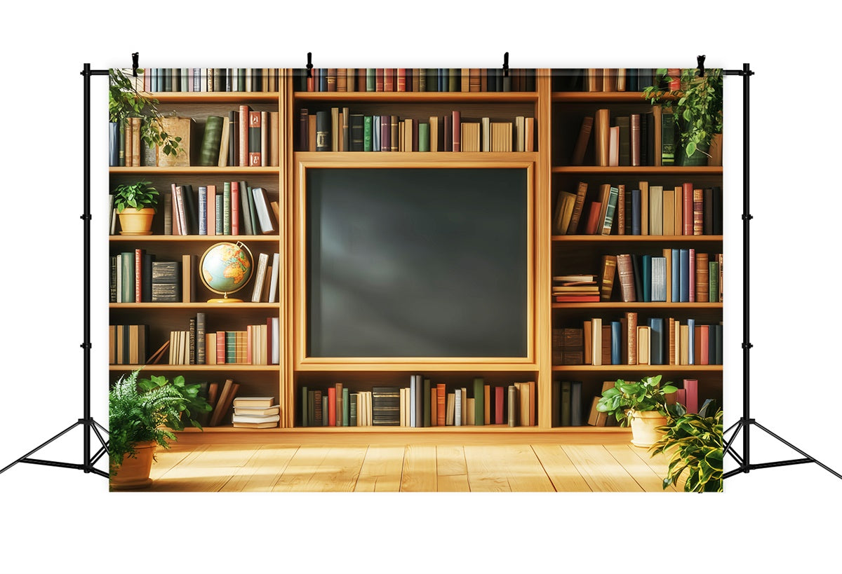 School Picture Backdrop Classic Book Nook Backdrop UK LXX57-41