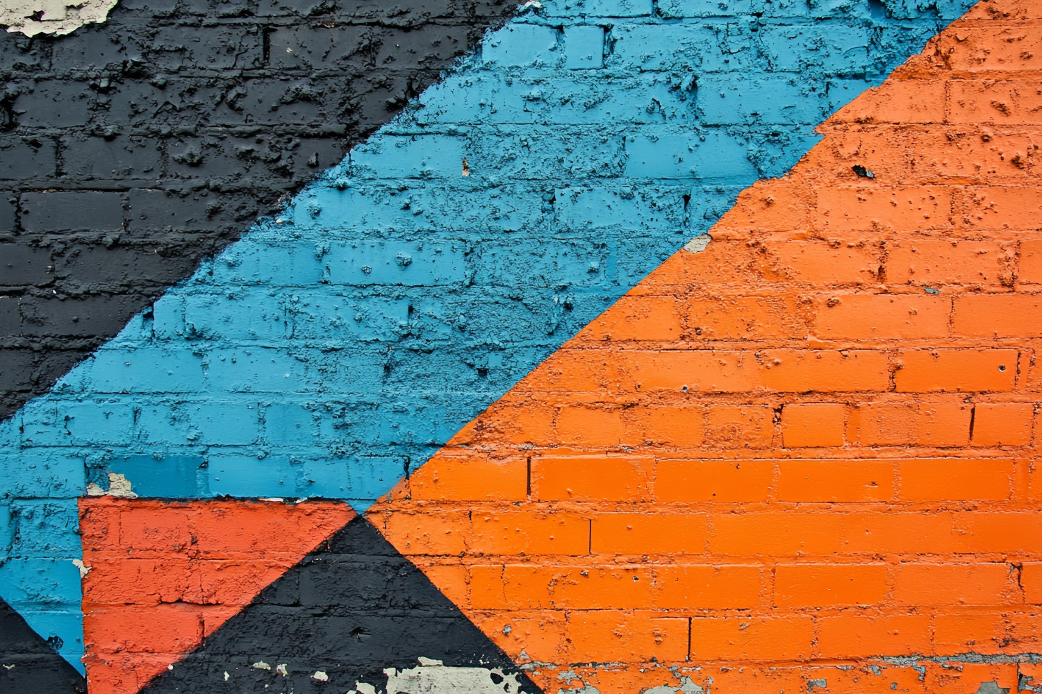 Graffiti Wall Abstract Geometric Blocks Graffiti Photography Backdrop UK LXX58-268