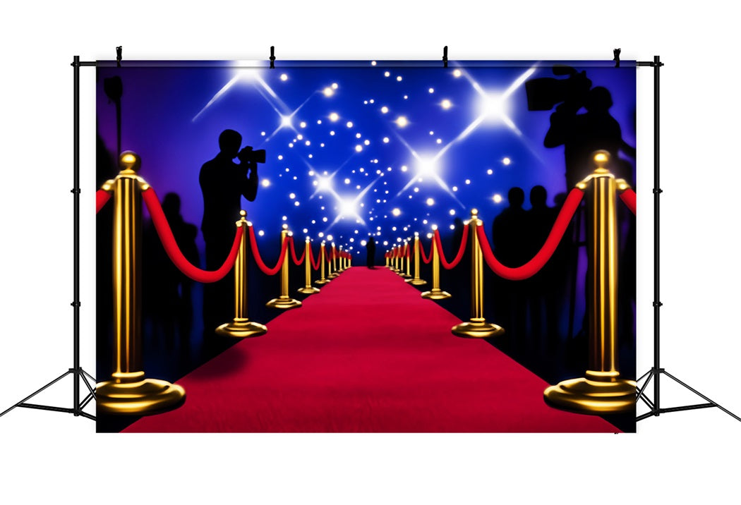 Paparazzi Backdrop Hollywood Night Red Carpet Photo Backdrop UK LXX58-324