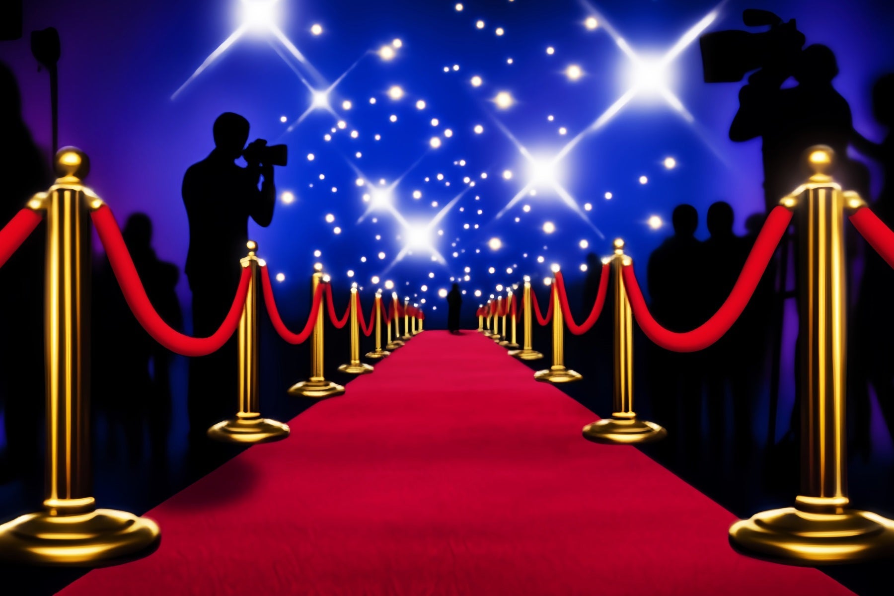 Paparazzi Backdrop Hollywood Night Red Carpet Photo Backdrop UK LXX58-324