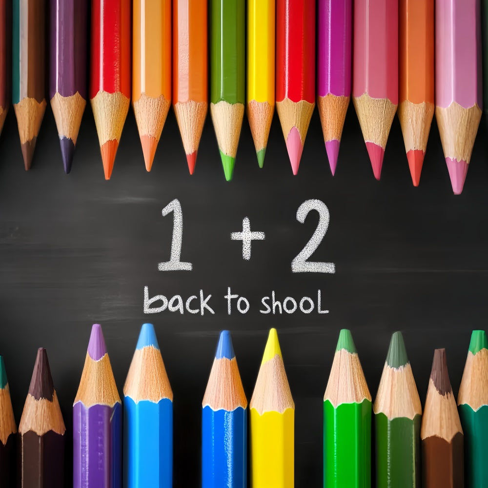 School Backdrop Color Pencil Blackboard Math Back To School Backdrop Ideas UK LXX59-217
