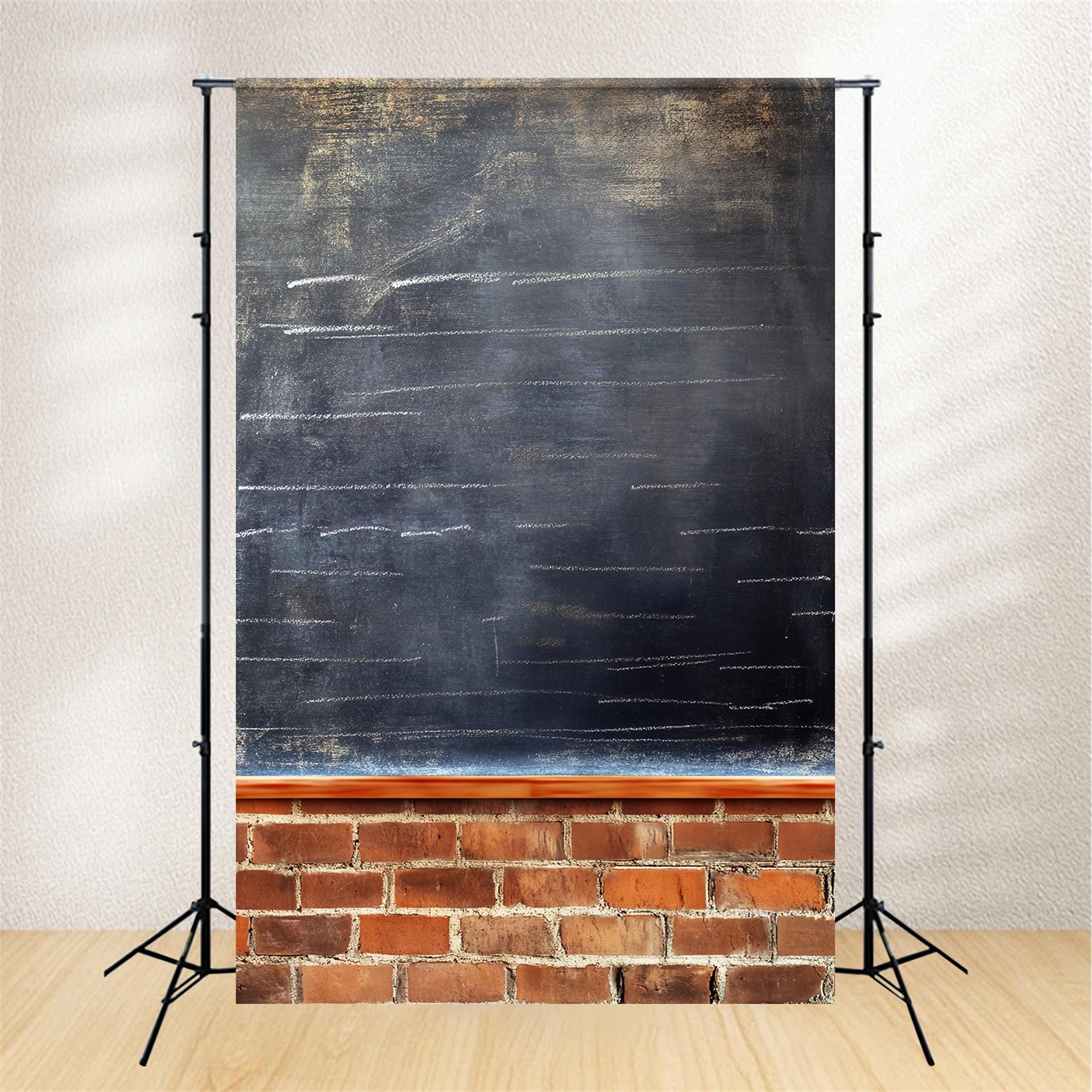 Back To School Backdrop Chalkboard Brick Wall Texture Back To School Chalkboard Backdrop UK LXX59-249