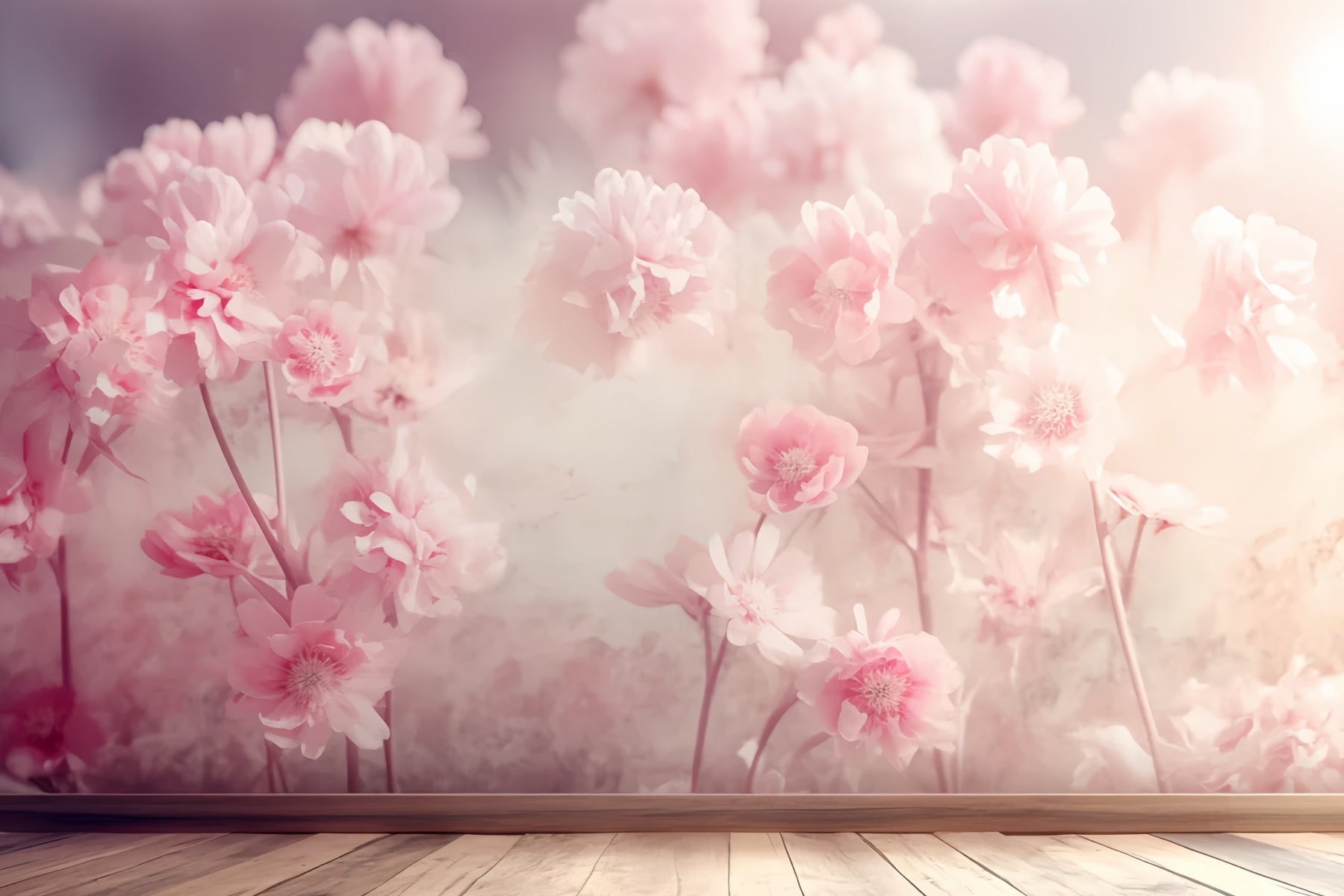 Abstract Backdrop Blush Cherry Blossom Bloom Photography Dance Backdrop UK LXX59-27