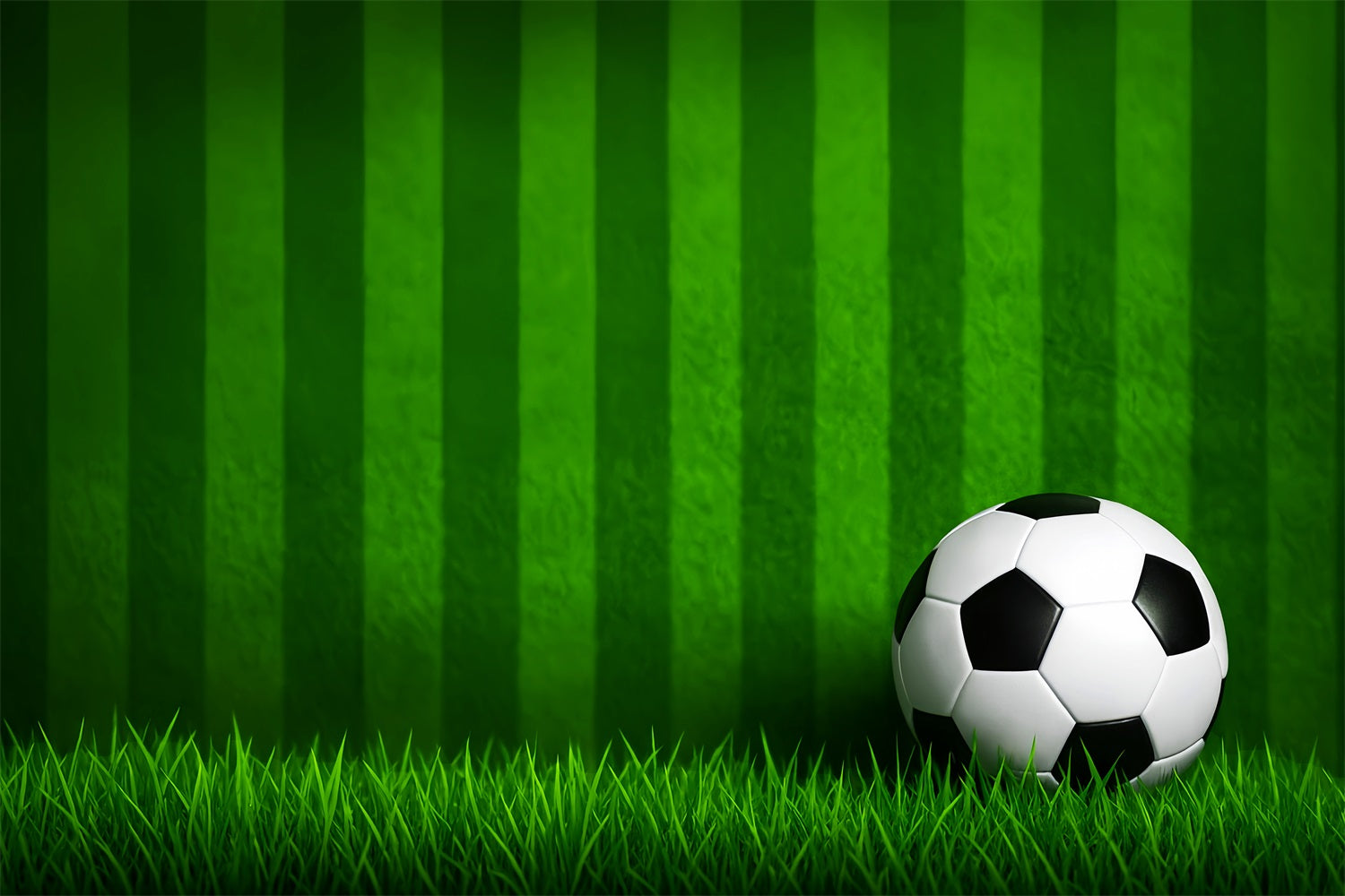 Soccer Backdrops Striped Grass Soccer Ball Sports Backdrops for Photography UK LXX59-331