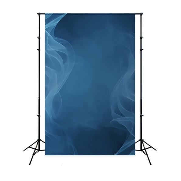 Abstract Dance Studio Backdrop Blue Abstract Flowing Texture Dance Backdrops UK LXX59-4