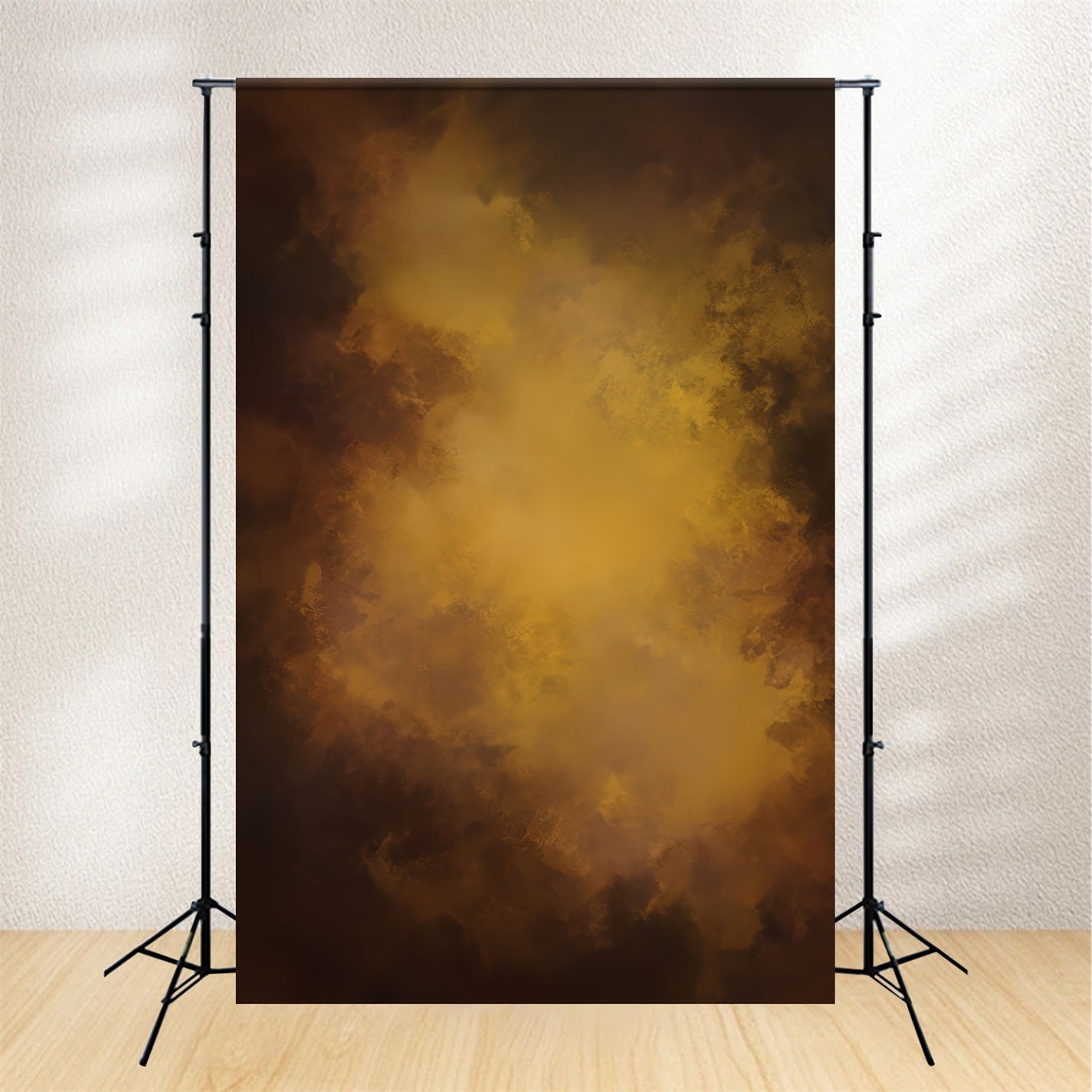 Portrait Backdrop Golden Brown Cloud Texture Family Portrait Backdrop UK LXX59-436