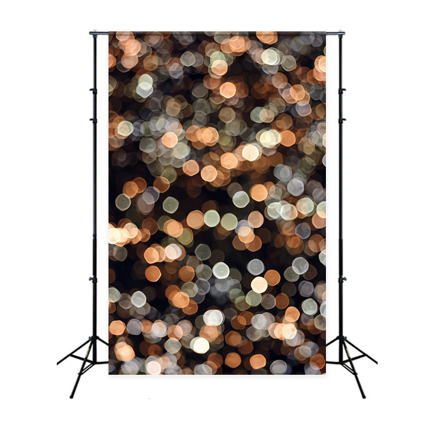 Portrait Photography Backdrop Warm Bokeh Light Texture Portrait Backdrop UK LXX59-437