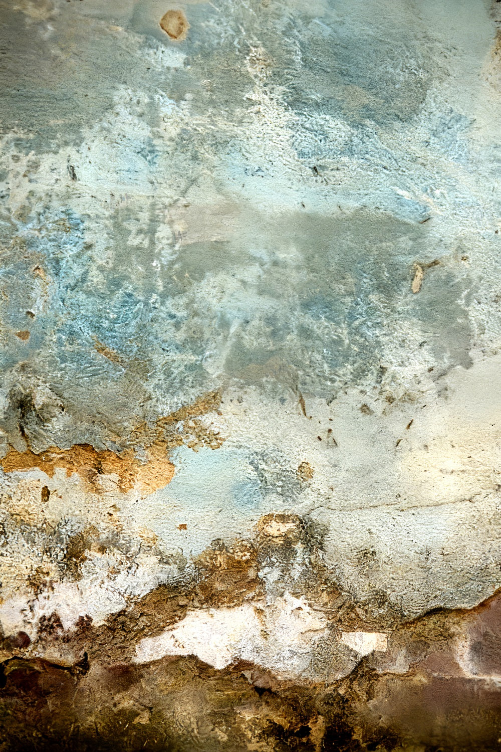 Concrete Wall Backdrop Weathered Blue Earth Texture Portrait Studio Backdrop UK LXX59-456