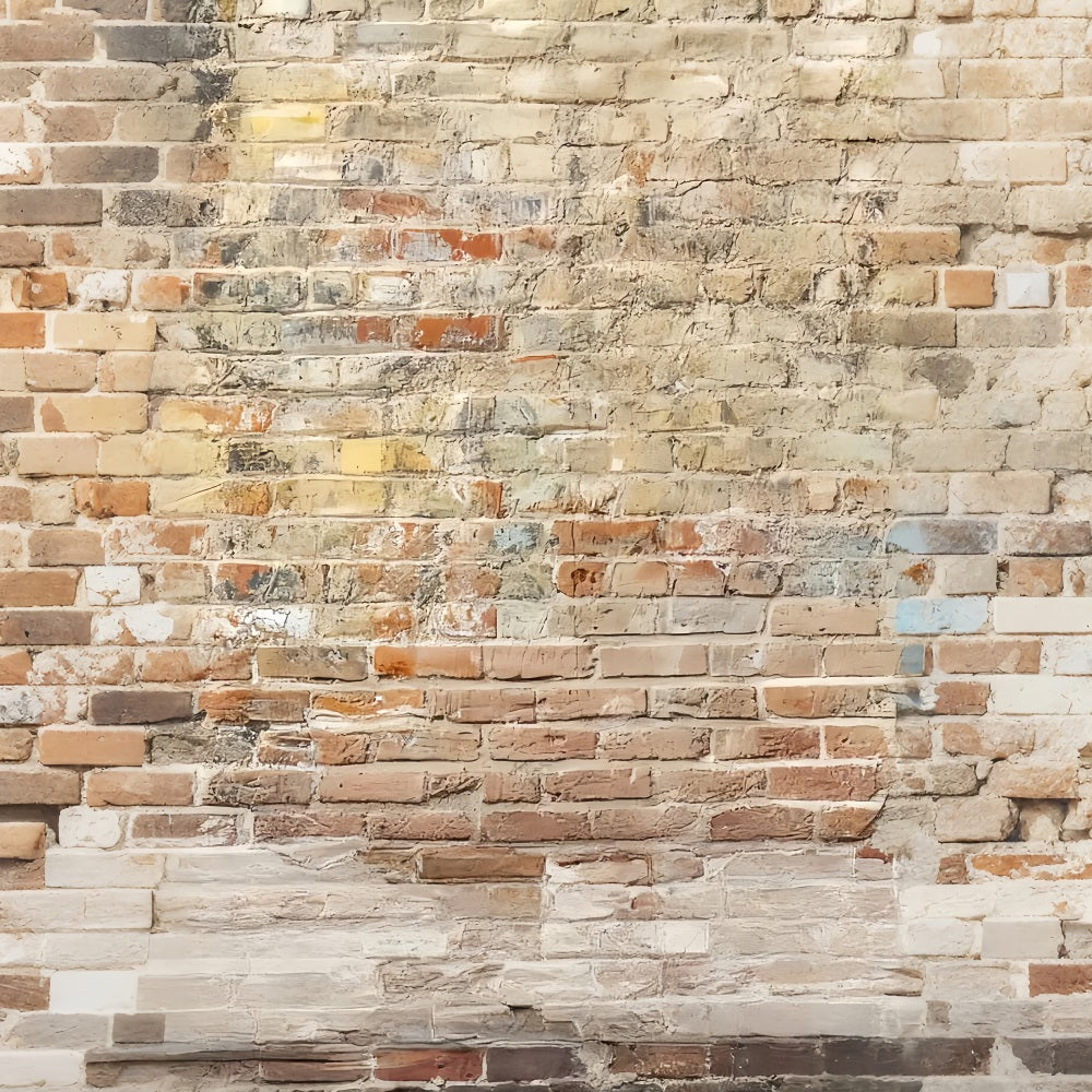 Concrete Backdrop Vintage Brick Wall Texture Portrait Photo Backdrop UK LXX59-457