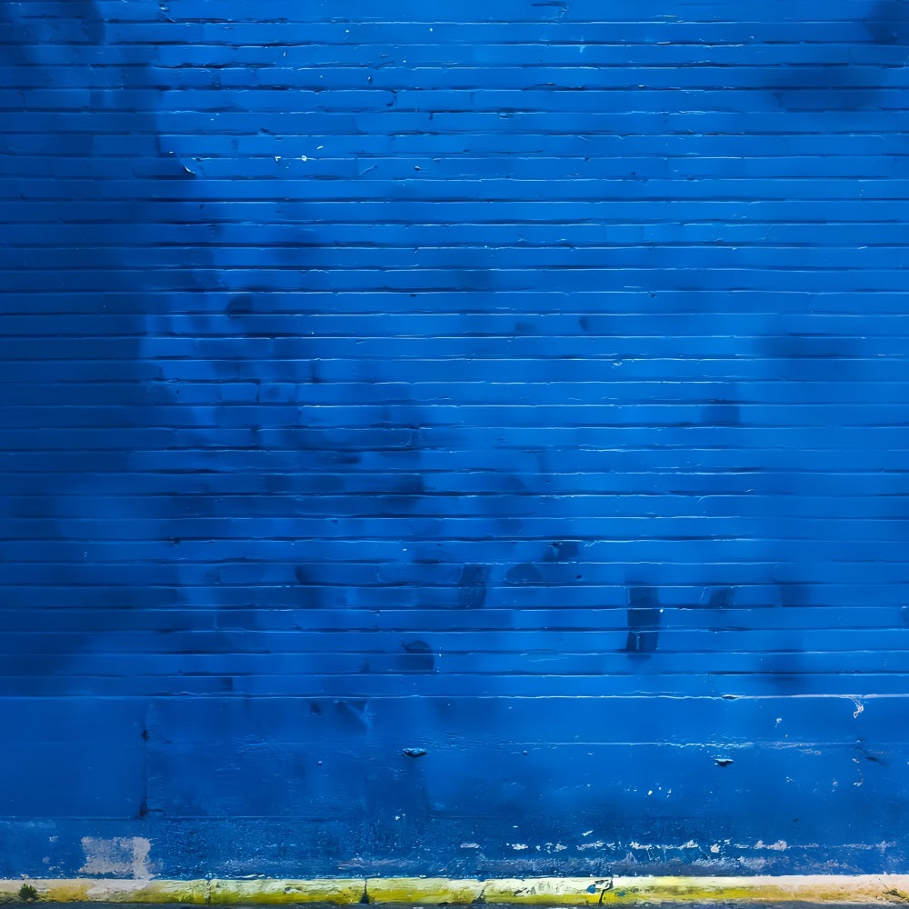 Concrete Backdrop Photography Vivid Blue Painted Wall Portrait Backdrop UK LXX59-459