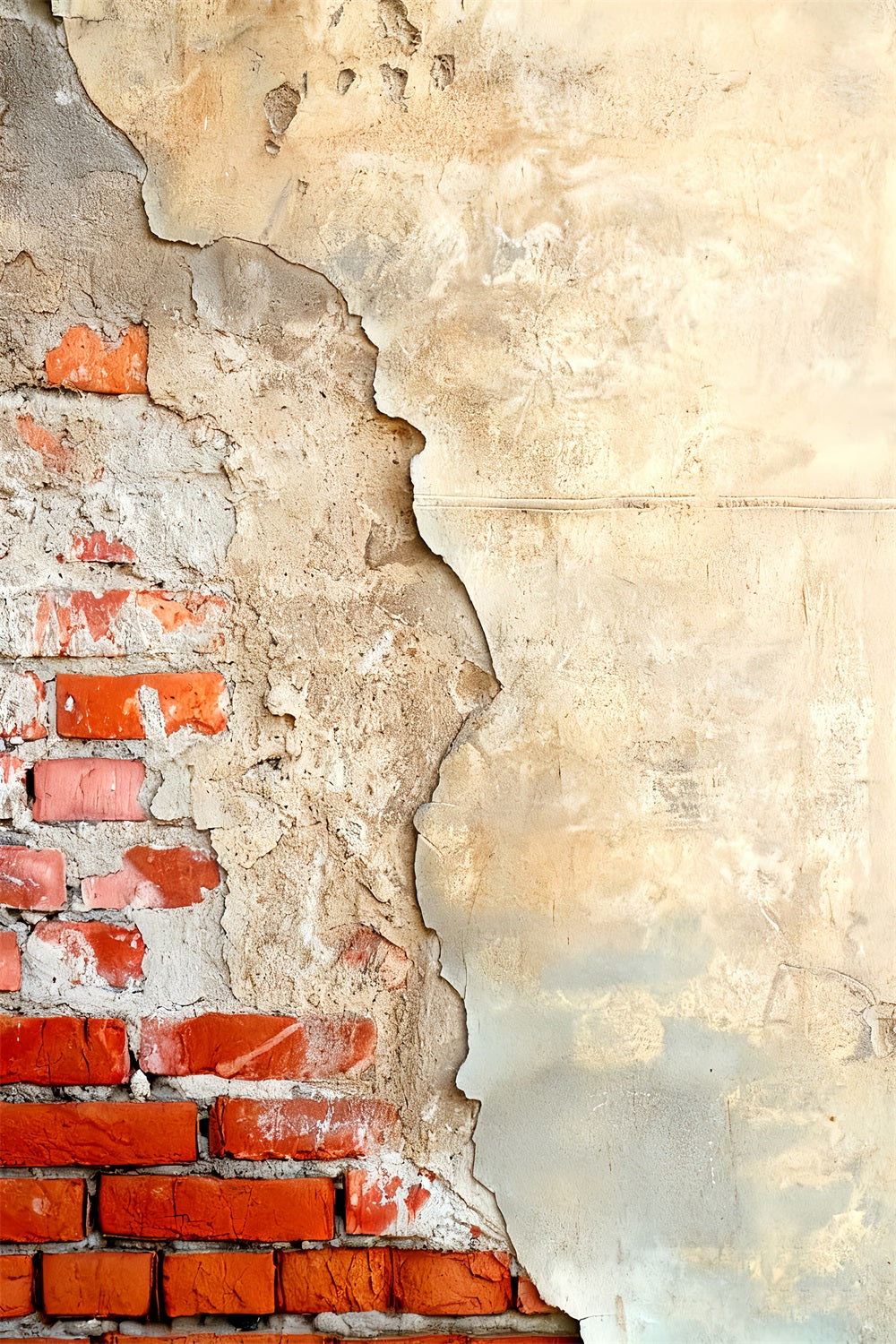 Concrete Wall Backdrop Exposed Brick Plaster Texture Portrait Backdrops UK LXX59-460