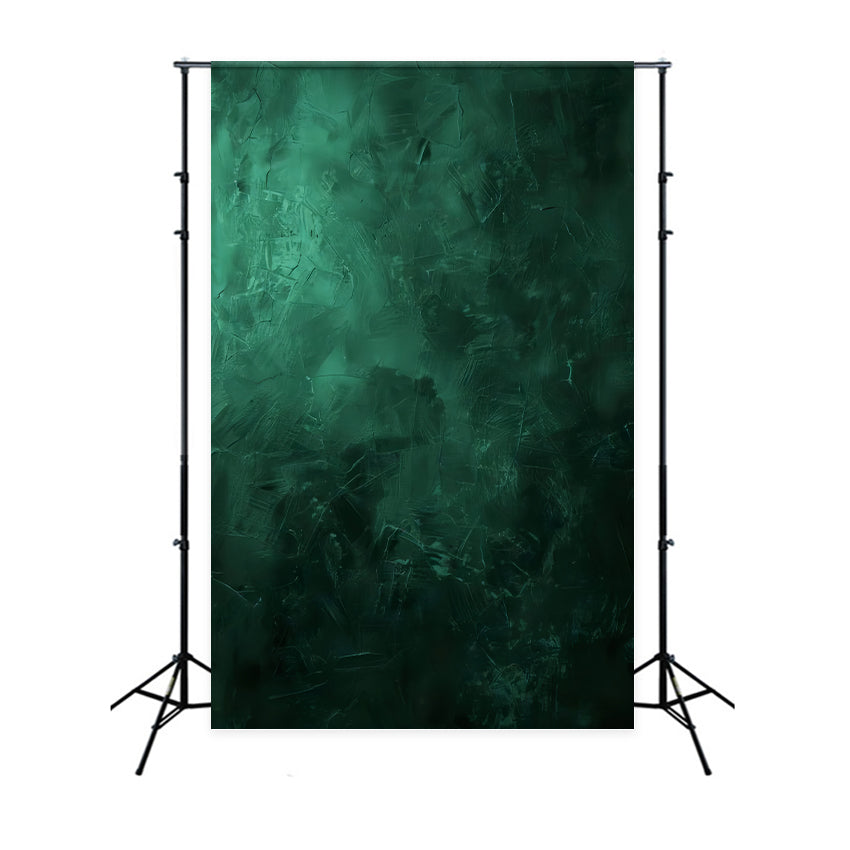 Portrait Backdrop Deep Emerald Textured Surface Portrait Photo Backdrop UK LXX59-461