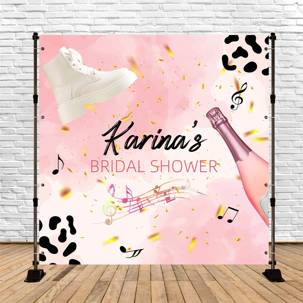 Bridal Shower Backdrop Ideas Chic Champagne Bash Custom Backdrop UK LXX6-108