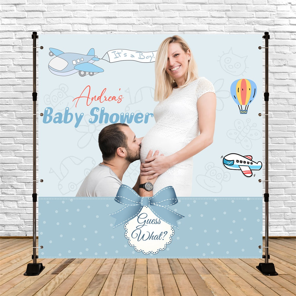 Baby Shower Backdrops Cloud Soft Love Personalized Backdrop UK LXX6-235