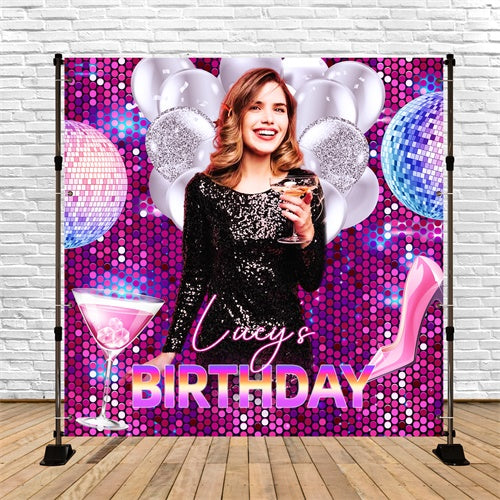 Birthday Backdrop Ideas Sequins Sparkles Party Custom Backdrop UK LXX6-73