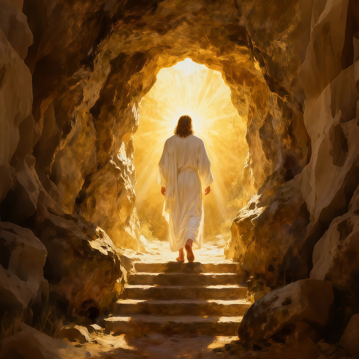 Christian Easter Backdrop He Is Risen Morning Glory Easter Backdrops For Pictures UK LXX61-135