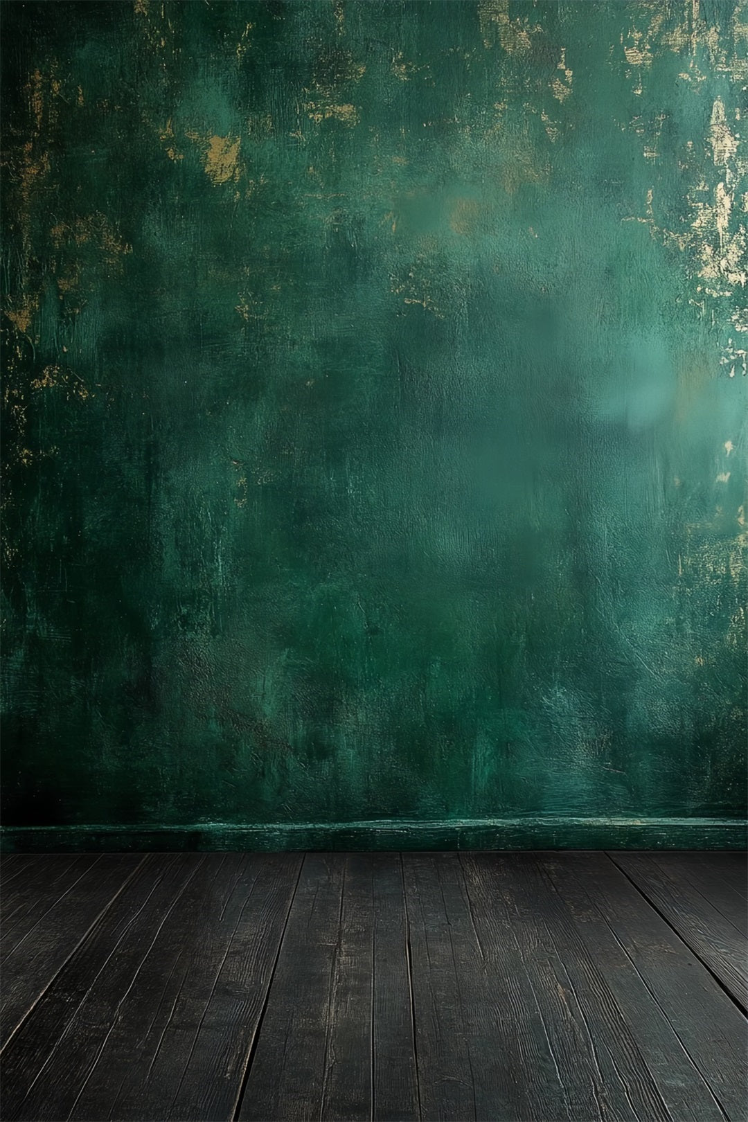 Professional Portrait Backdrop Deep Teal Distressed Wall Portrait Backdrop UK LXX61-14