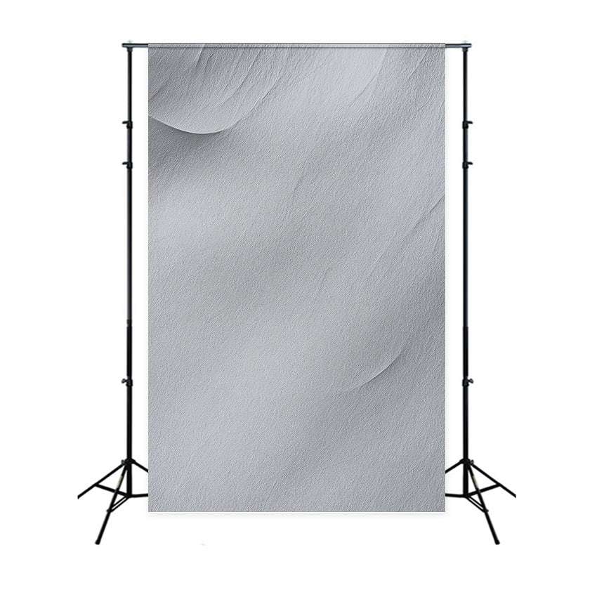 Grey Portrait Backdrop Soft Minimal Plaster Texture School Portrait Backdrop UK LXX61-26