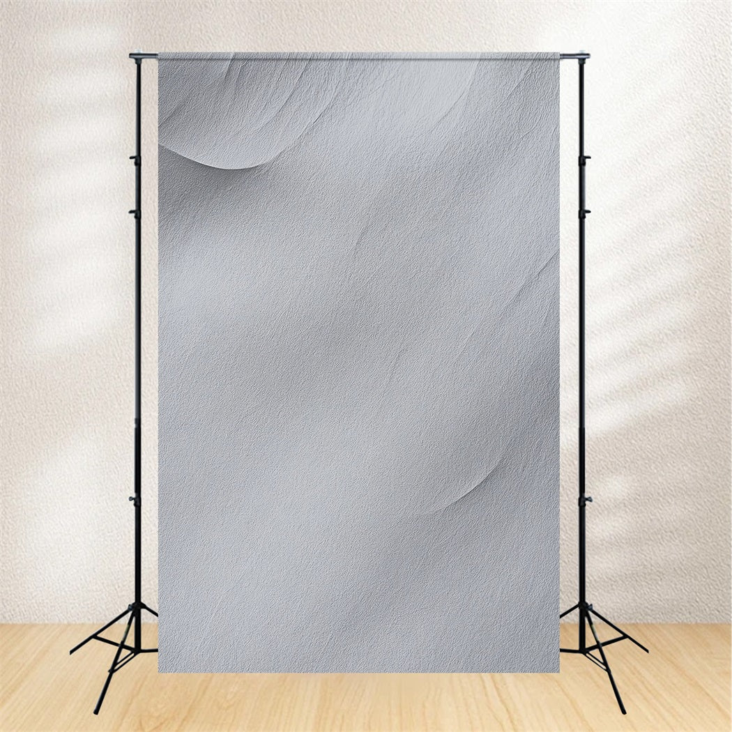 Grey Portrait Backdrop Soft Minimal Plaster Texture School Portrait Backdrop UK LXX61-26