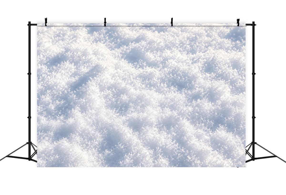 Snowy Christmas Backdrop Sparkling Snow Crystal Texture Christmas Photoshoot Backdrop UK LXX610-163