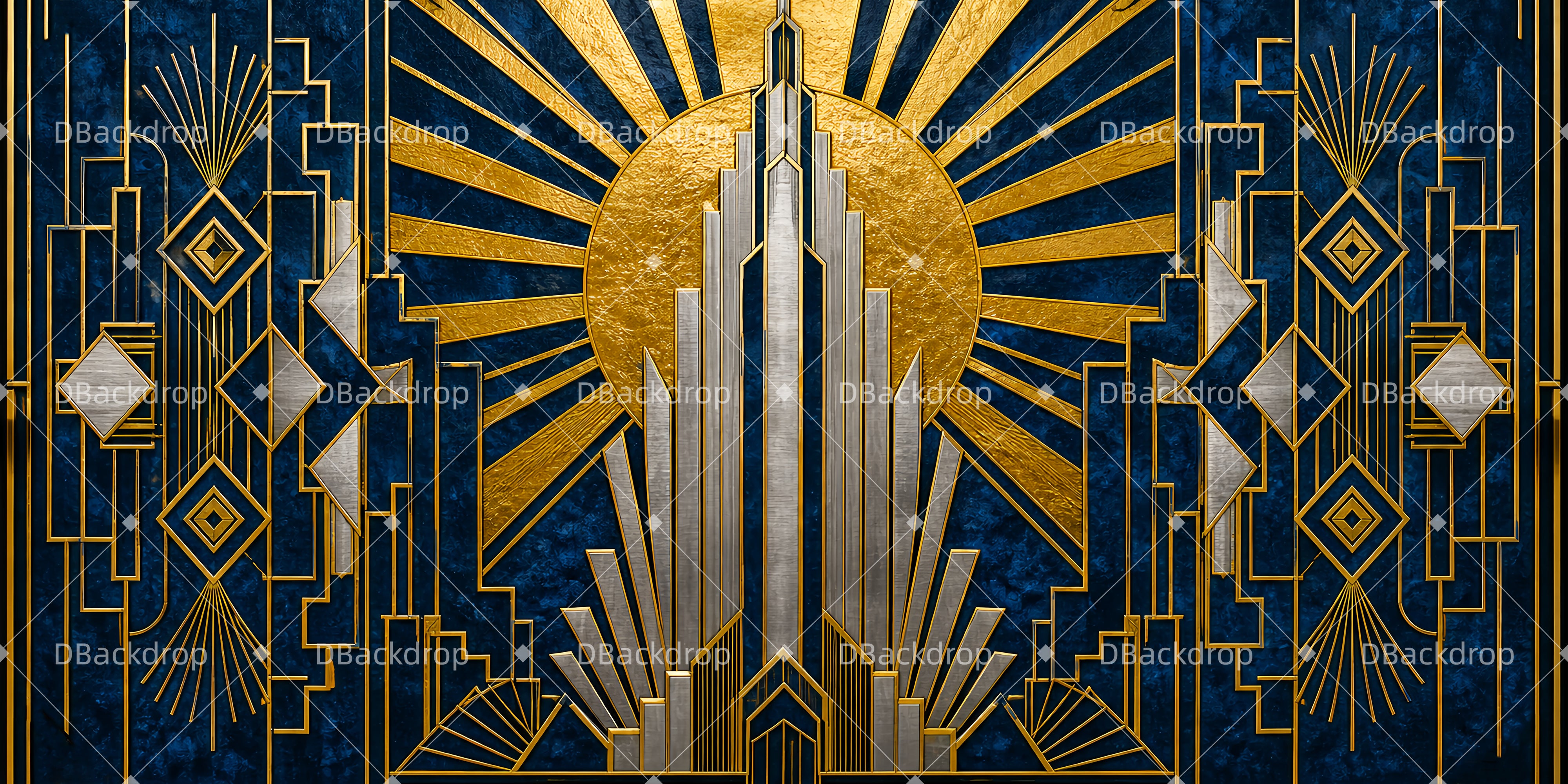 Professional Stage Backdrops Jazz Age Pattern Theater Backdrop UK LXX65-T102