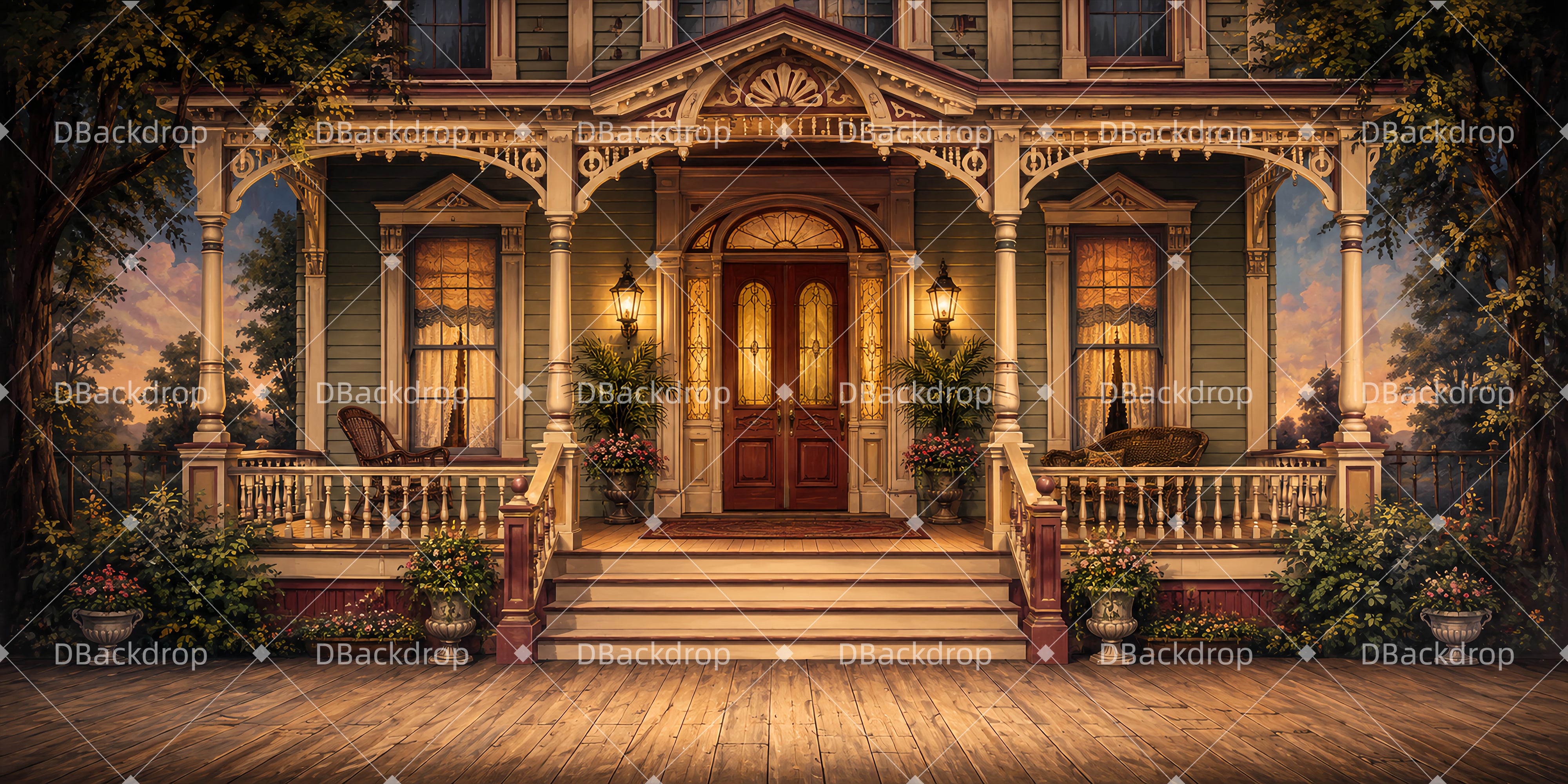 Stage Backdrops For Sale Brewster Mansion Hallway Theater UK Backdrop LXX66-T114