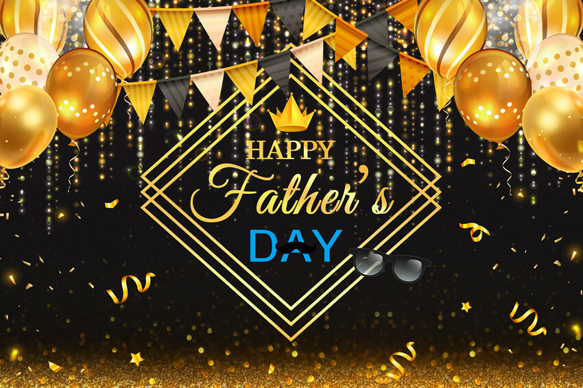 Father’s Day Balloons Banner Decor Backdrop UK M-55