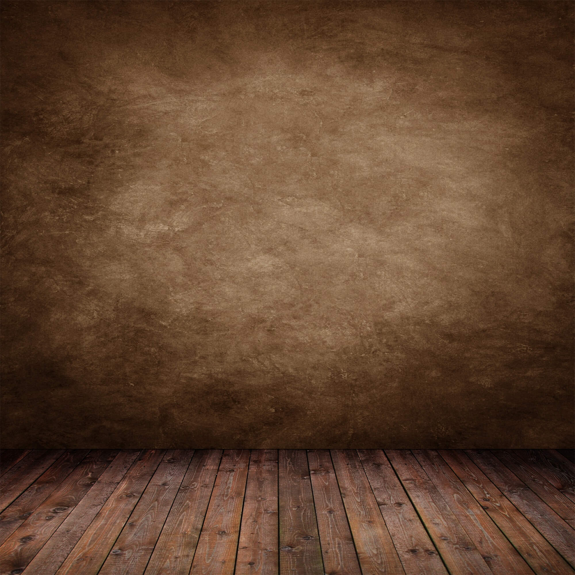 Abstract Vintage Brown Photography Backdrop With Wooden Floor M2-04