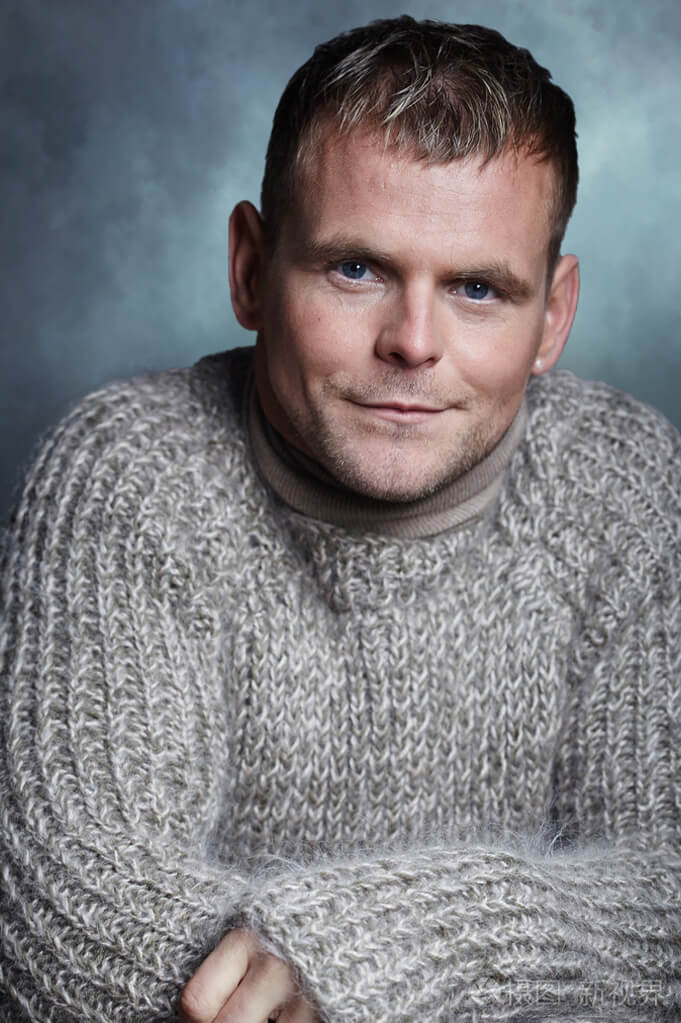 Blue Abstract Portrait Photography Backdrop UK M5-100