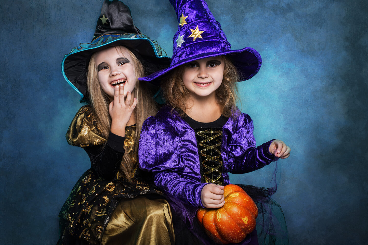 Blue Abstract Portrait Photography Backdrop UK M5-100