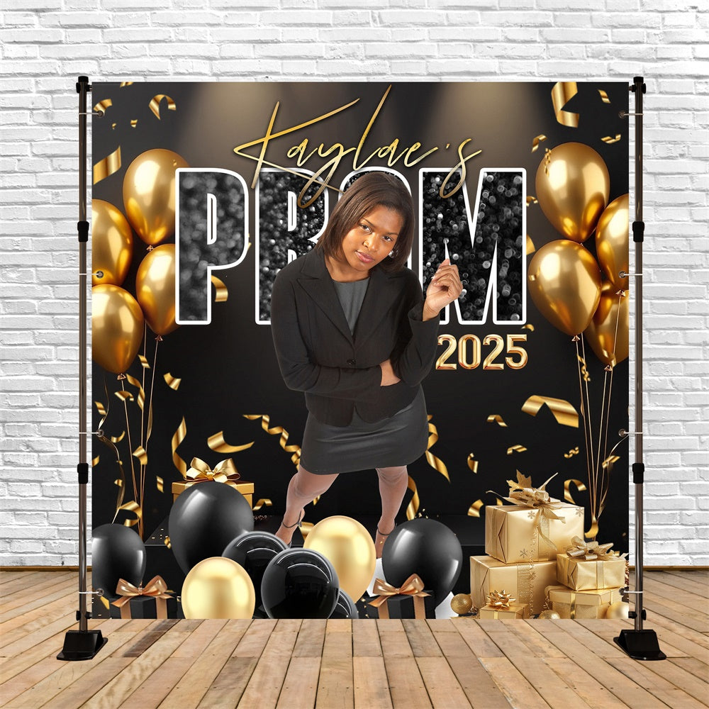 Prom 2025 Backdrop Luxe Balloons Gift Custom Party Graduation Backdrop UK MRR6-1