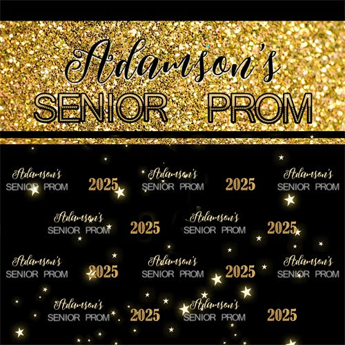Prom Backdrop Ideas Glitter Banner Elegant Party Graduation Backdrop UK MRR6-2