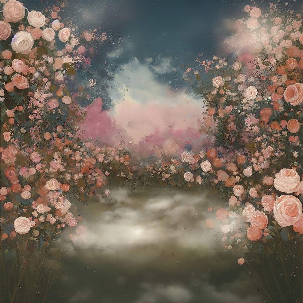 Artistic Backdrops Pastel Rose Whisper Fabric Backdrops UK MRR7-199