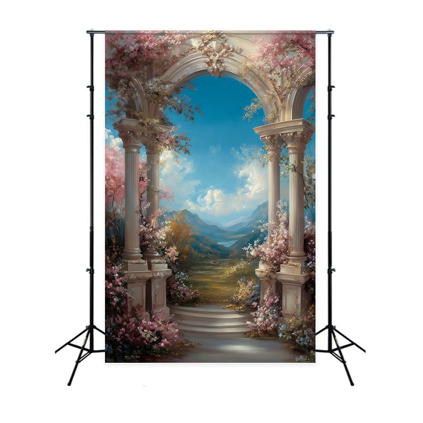 Fine Art Photography Backdrops Majestic Garden Portal Backdrop UK MRR7-202